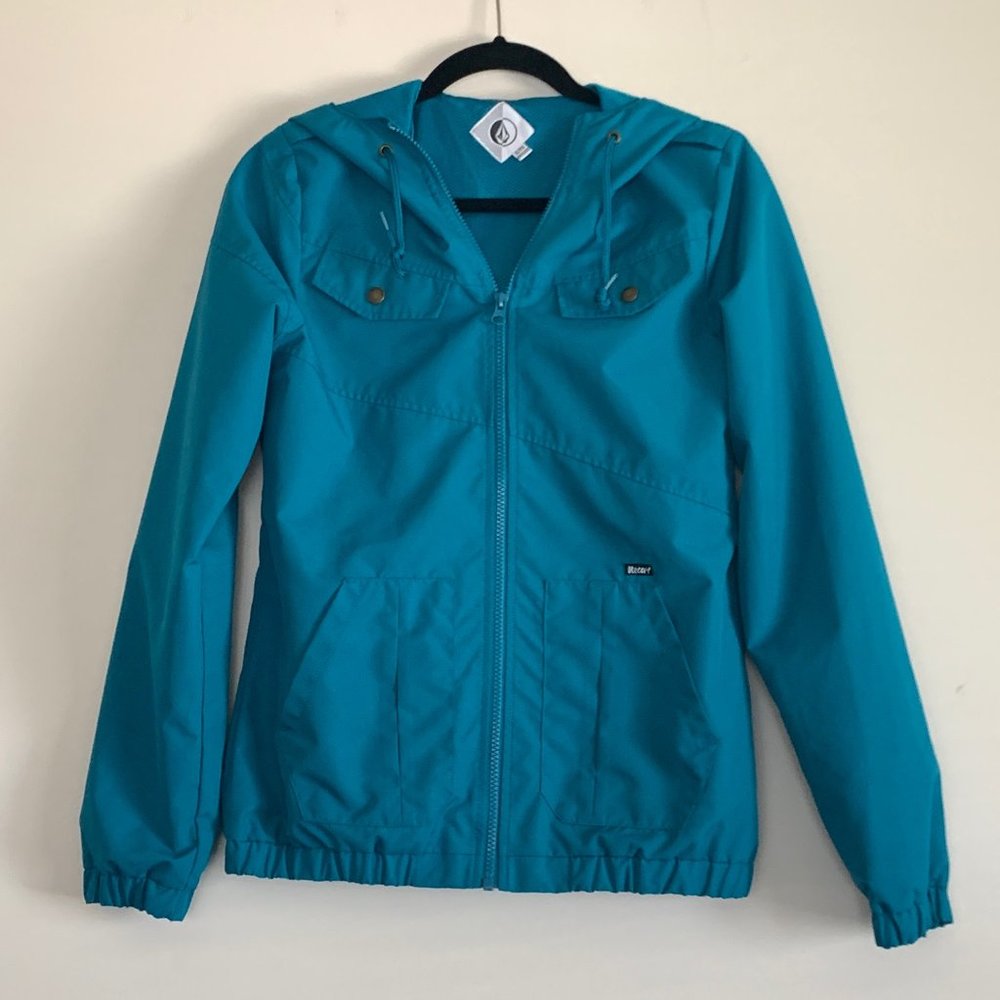 Volcom Enemy Lines Windbreaker Jacket Size Xs - image 1